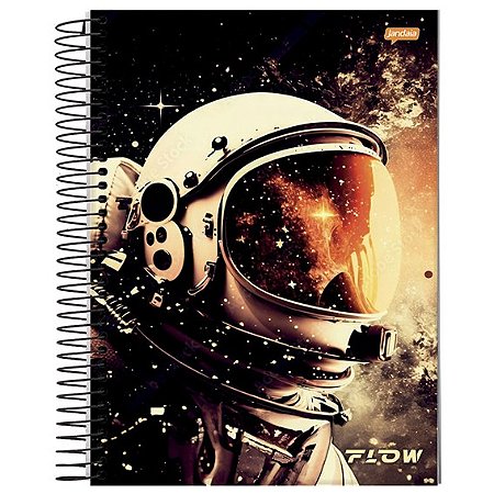 Caderno Universitário 10 Matérias 160 Folhas 20x27,5cm - Flow