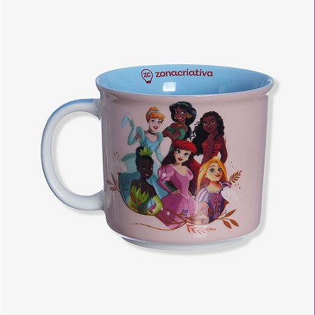 Caneca de Cerâmica 350ML - PRINCESAS