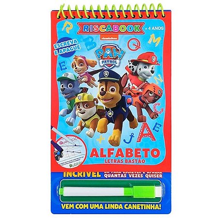 Livro Riscabook - Patrulha Canina