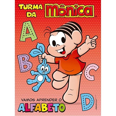 Livro Grampeado de Atividades Turma da Monica - Vamos Aprender o Alfabeto
