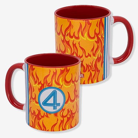 Caneca de Cerâmica 350ML - 4 FANTASTICO TOCHA HUMANA