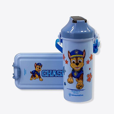 Kit Lunch Box de Plástico - Marmita 620ml + Copo 500ml - CHASE