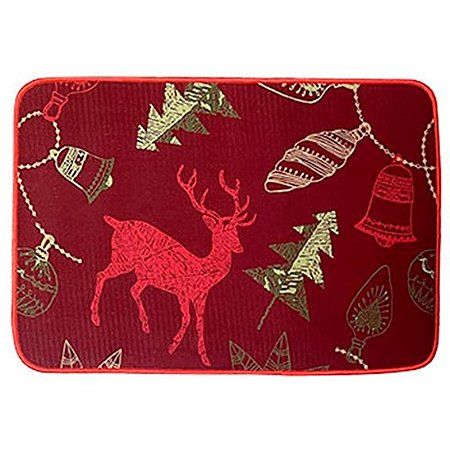 Tapete Capacho 39cm x 59cm Poliester Natalino