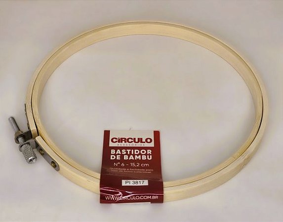 Bastidor de Bambu 6 - 10,1cm - Círculo