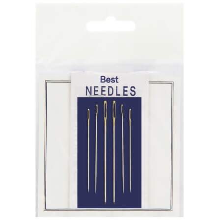 Kit de Agulhas de Mão para Bordar - 6 unidades