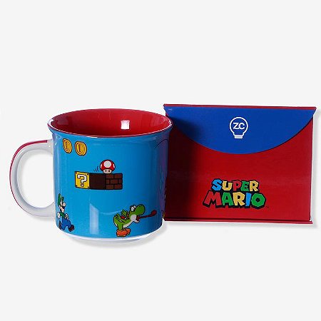 Caneca de Cerâmica 350ML - SUPER MARIO