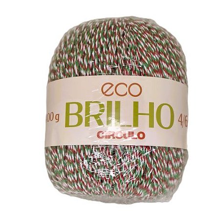 Barbante Eco Brilho 4/6 400g - Cor Guirlanda Cód. 9070