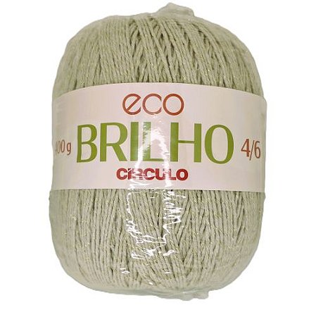 Barbante Eco Brilho 4/6 400g - Cor Porcelana Cód. 7725