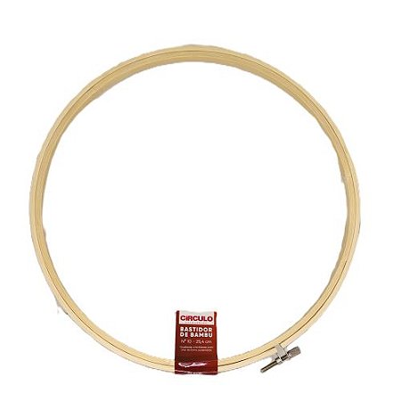Bastidor de Bambu 10 - 25,4cm - Círculo