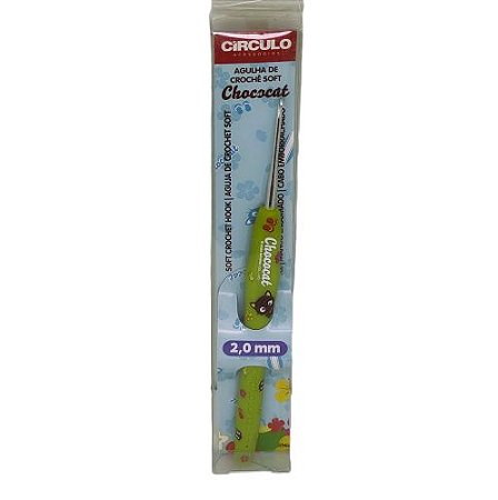 Agulha de Crochê Soft Emborrachada Estampa Hello Kitty e Amigos - Chococat - 2,0mm