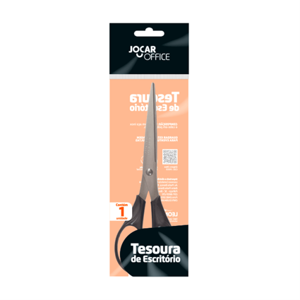 Tesoura Escritório Inox 19,5cm - Jocar Office
