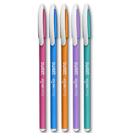 Caneta Esferográfica Perfumada Sweet Ponta 0.7 - Cores Sortidas