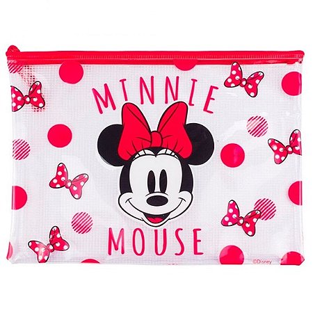 PASTA NECESSAIRE 32X23,5CM PVC - MINNIE