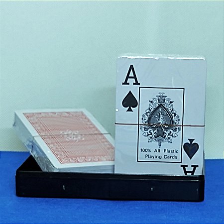 Baralho em Plástico - Estojo com 2 peças