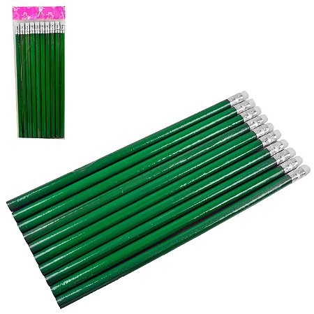 Lapis Preto (verde) com Borracha