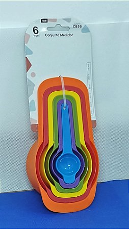 Conjunto de Medidores de Xícaras de 6 peças