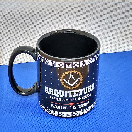 Caneca de Cerâmica 300ml Linha Profissões