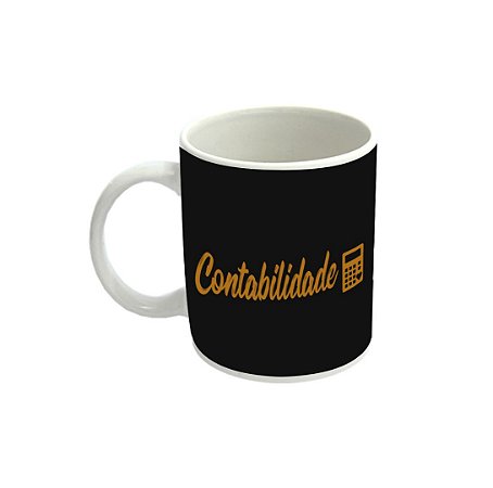 Caneca Profissão Gold - Contabilidade 300ml
