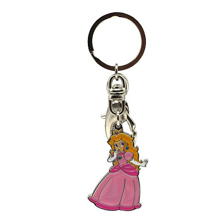 Chaveiro de Metal - Princesa Peach