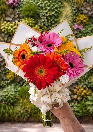 Buque de Gérberas Mista