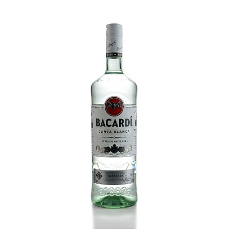 Bacardi Prata 750 ML ( Carta Branca )
