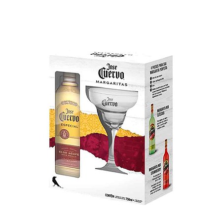 Kit José Cuervo Ouro + Taça Margarita