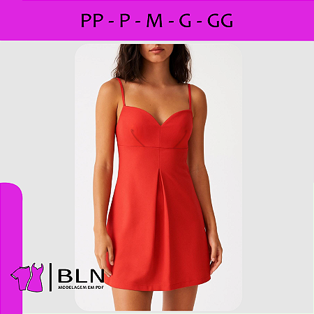 Vestido Decote Coração