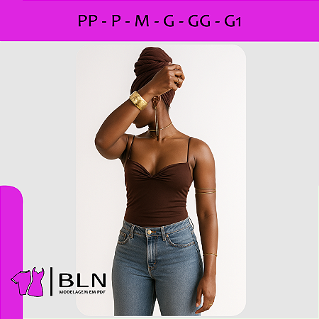 Blusa Decote Franzido