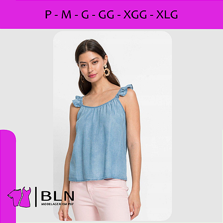 Blusa Alças Frufru