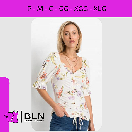 Blusa Com Amarração Frente