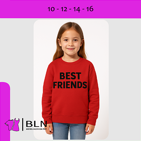 Moletom Gola Redonda