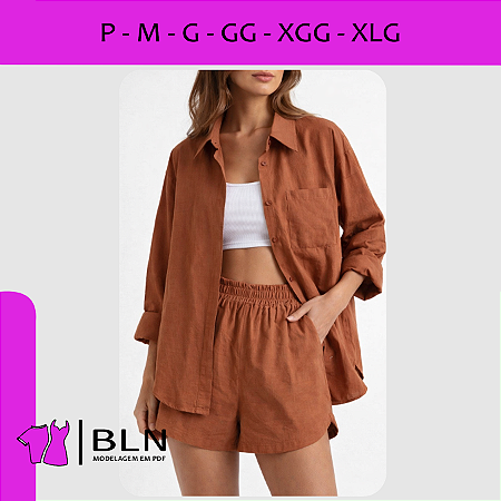 Camisa Ampla + Shorts