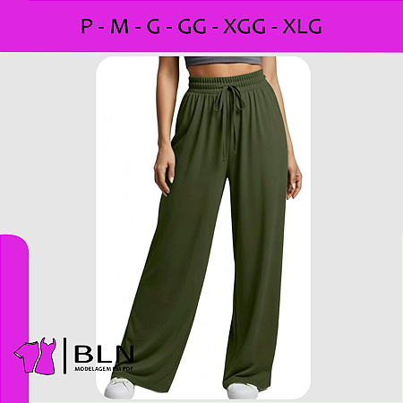 Calça Wide Malha