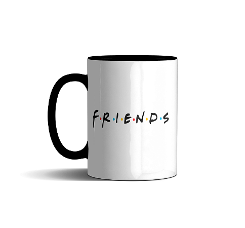 Caneca de Porcelana - Mais que amigos, Friends