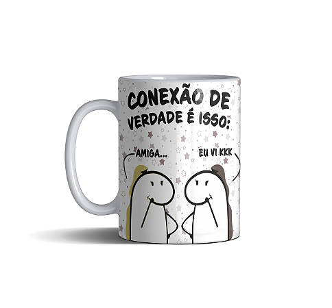 Caneca De Aniversario Flork Meme 325 Ml De Porcelana Com Caixinha