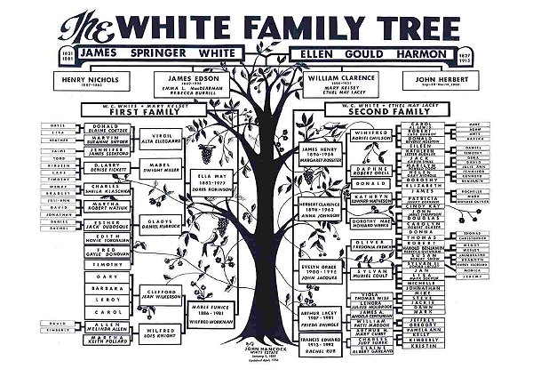 Árvore Genealógica da Família White
