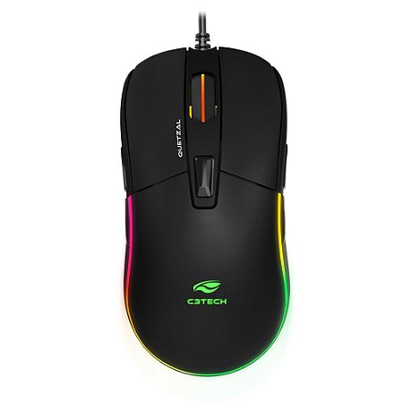 MOUSE USB C3TECH GAMER QUETZAL MG-510BK 5000DPI