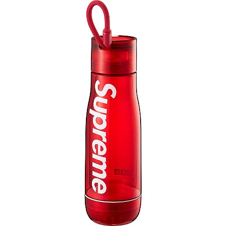Supreme x Zoku Garrafa Glass Core Vermelha