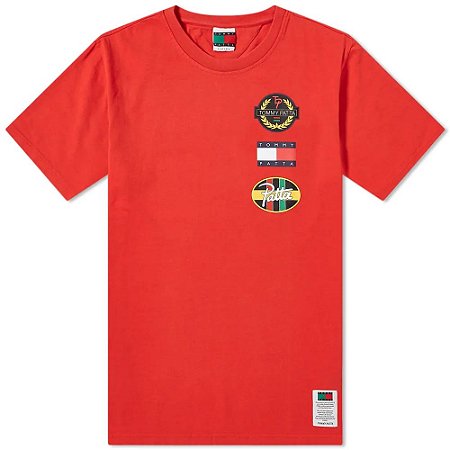 Patta x Tommy Jeans Camiseta Flag Vermelha