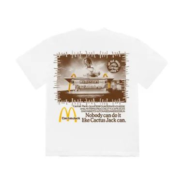 Travis Scott x McDonald’s Camiseta Vintage Action Branca