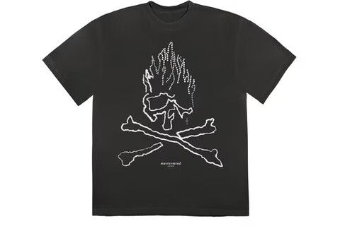 Travis Scott x Mastermind Camiseta Skull Preta