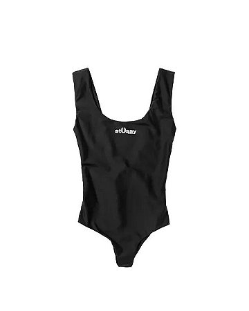 Stussy Maiô Design One Pc Preta