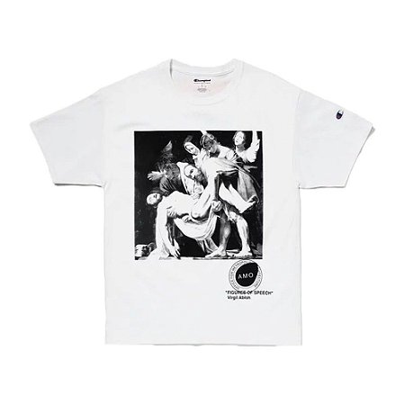 Virgil Abloh x MCA Camiseta Figures of Speech Pyrex Caravaggio Branca
