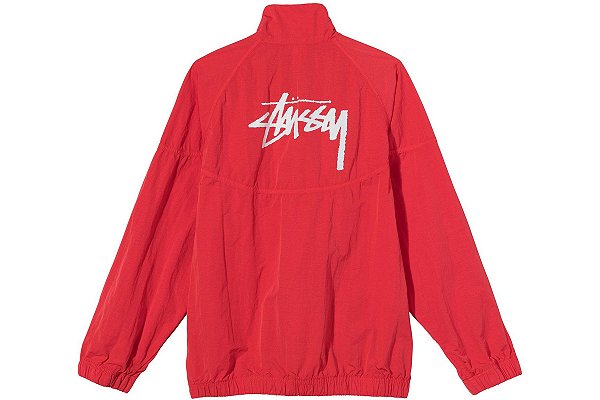 Nike x Stussy Jaqueta Windrunner Habanero Vermelha