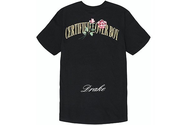 Nike x Drake Camiseta Certificated Love CLB Rose Preta