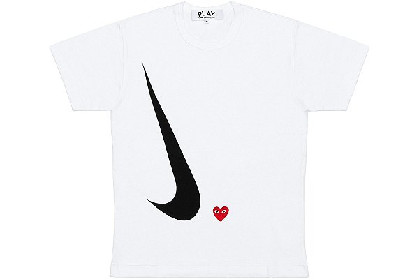 Nike x CDG Camiseta Branca - Loro - Itens Exclusivos e Limitados