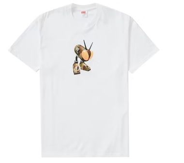 Supreme x CDG Camiseta Bug Branca