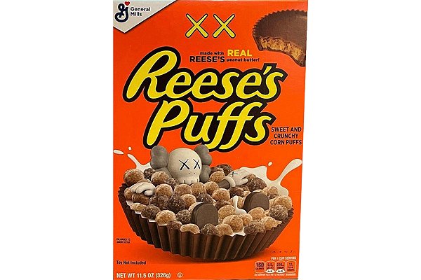 Kaws x  Reese's Puffs Cereal
