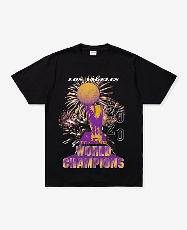 Undefeated Camiseta Lakers 17 Time Champ Preta