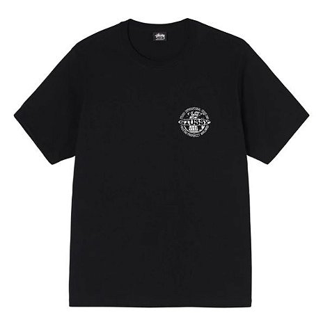 Stussy Camiseta Worldwide Dot Preta